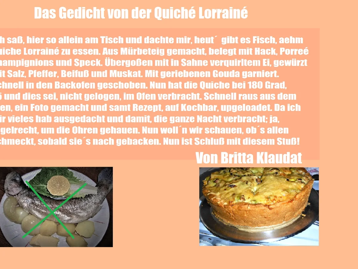 Quiché Lorrainé á la Britta - Rezept - Bild Nr. 2343