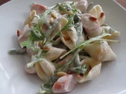 Nudelsalat mit Bohnen und Würstchen - Rezept - Bild Nr. 2351