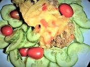 Falscher Hase, gebettet auf frischem Salat  á la Britta - Rezept - Bild Nr. 2351