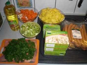 Rezept: (Meine) Berliner Kartoffelsuppe (Meine) Berliner Kartoffelsuppe - Rezept