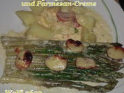 Gemüse : Grüner Spargel - Tomate mit Parmesan-Creme - Rezept - Bild Nr. 2353