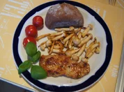 Minutensteak mit asiatischen Buchenpilzen und Rispentomaten - Rezept - Bild Nr. 2