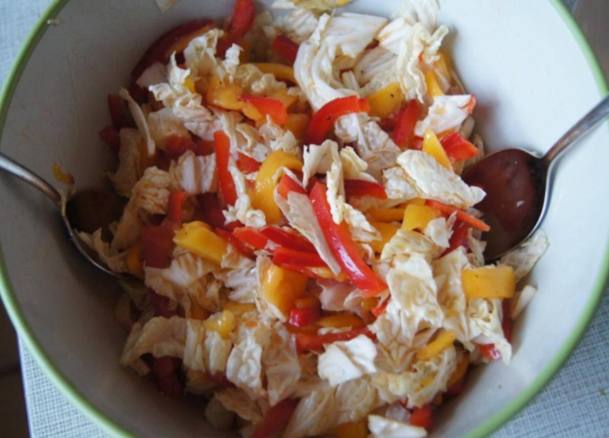Asiatischer Salat mit Party Crevetten - Rezept - Bild Nr. 2369
