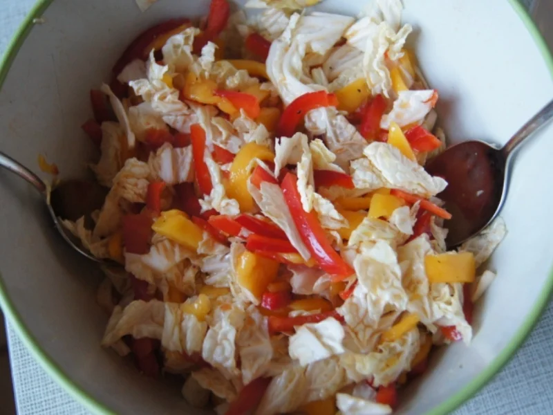 Asiatischer Salat mit Party Crevetten - Rezept - Bild Nr. 2369