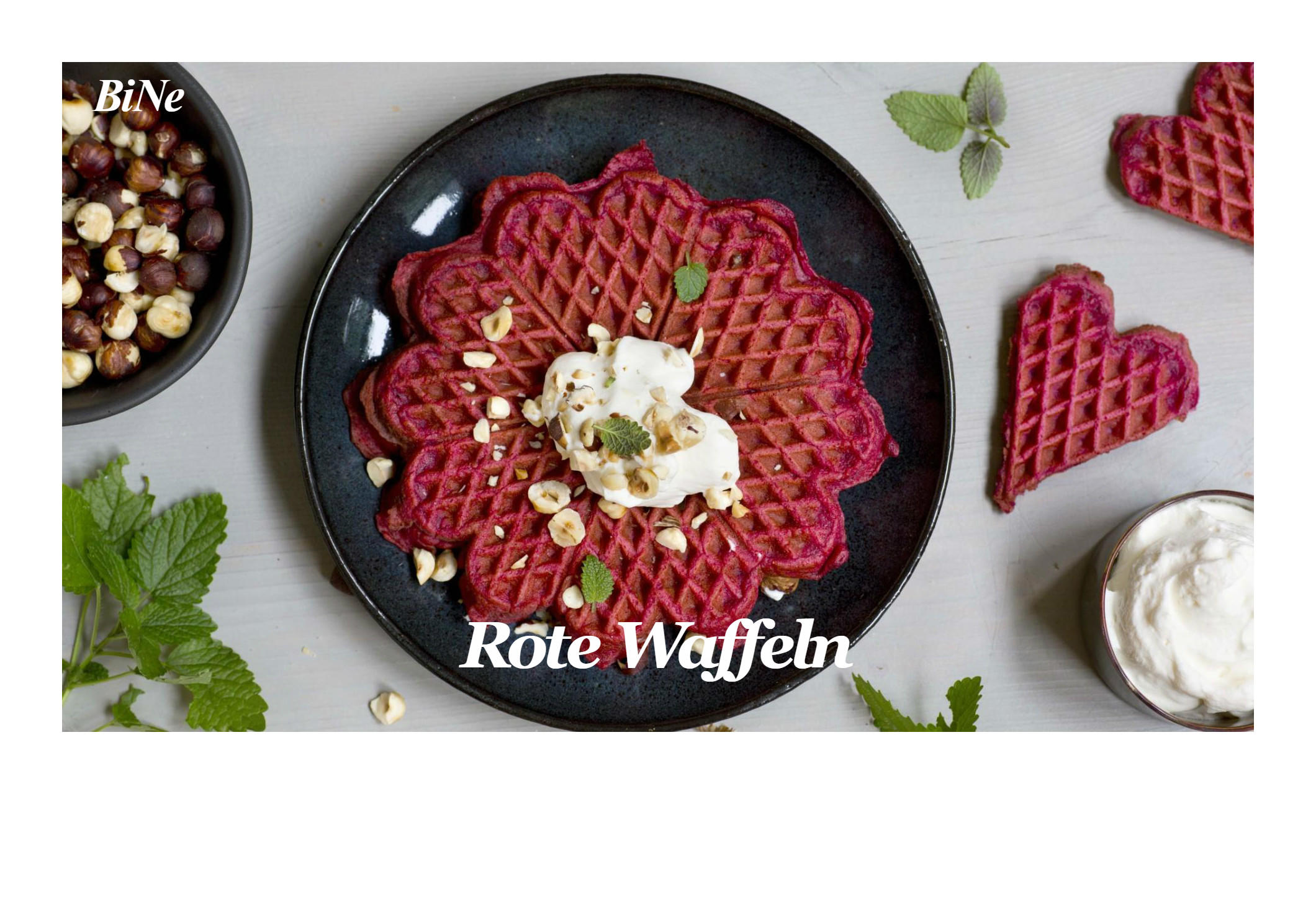 Bilder für BiNe` S ROTE WAFFELN - Rezept