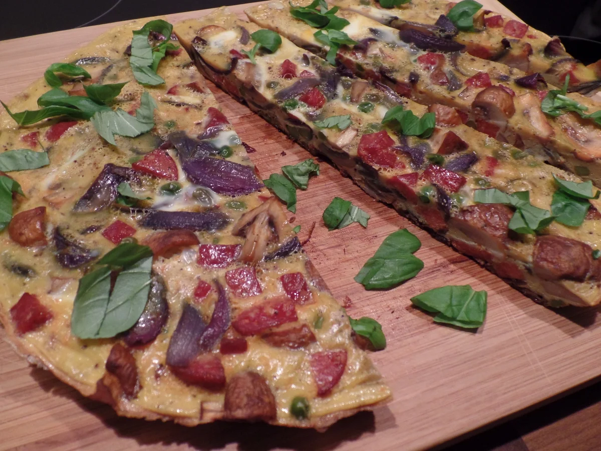 Rezept: Pilz-Chorizo-Frittata Bild Nr. 2366 Pilz-Chorizo-Frittata - Rezept - Bild Nr. 2366