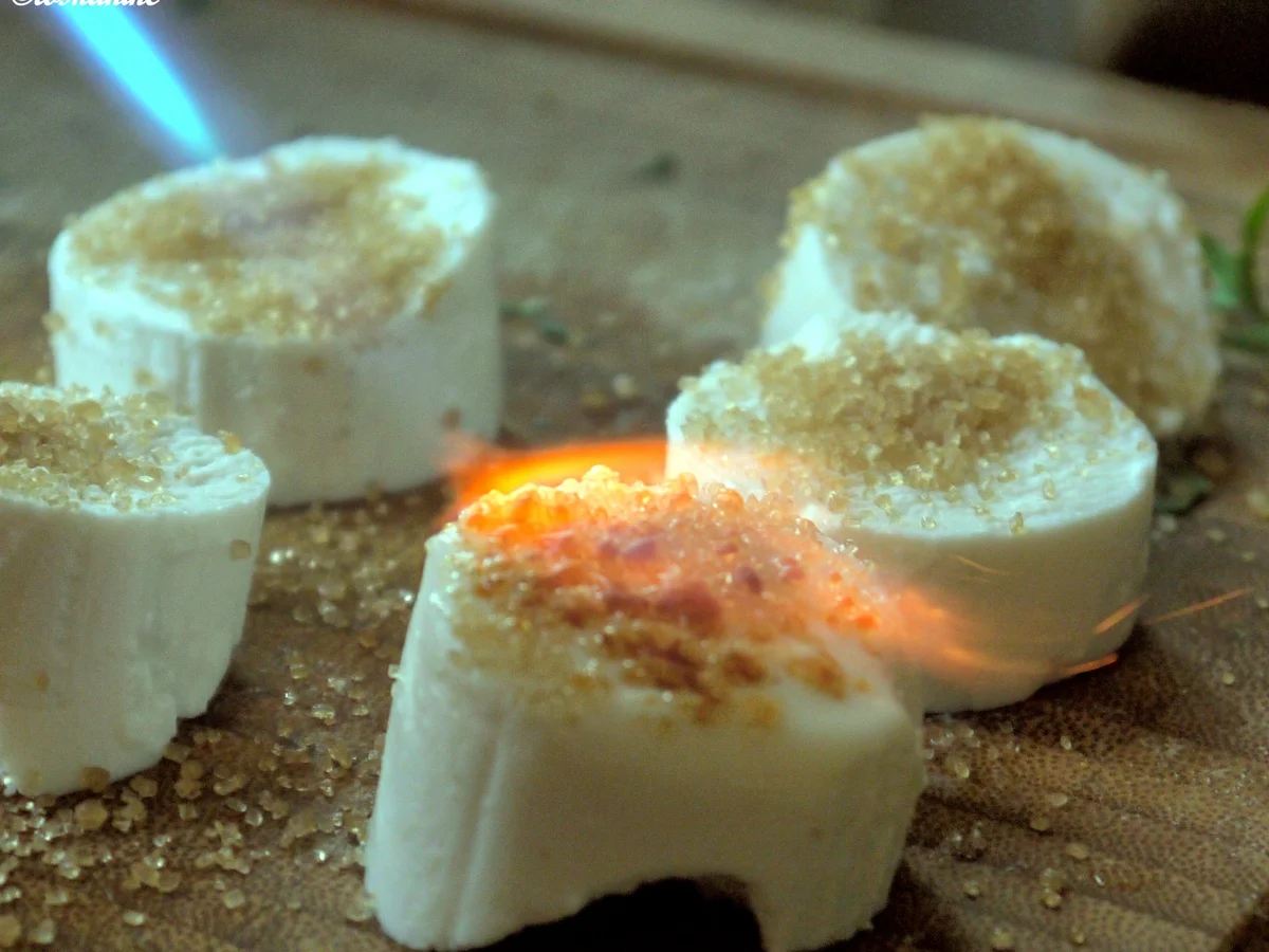 Rezept: Karamellisierter Ziegenkäse auf Linsensalat Bild Nr. 2376 Karamellisierter Ziegenkäse auf Linsensalat - Rezept - Bild Nr. 2376