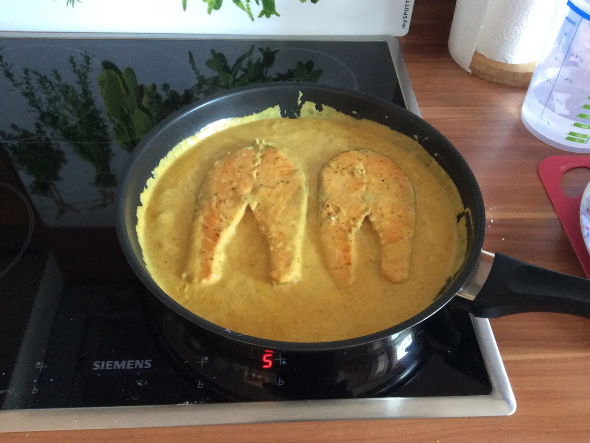 Lachs Curry, original indisch - Rezept - Bild Nr. 2366