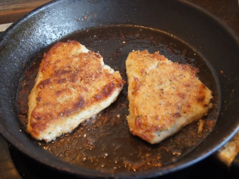 Rezept: Pazifisches Schollen-Filet mit Rosinen-Möhrenblüten Bild Nr. 2387 Pazifisches Schollen-Filet mit Rosinen-Möhrenblüten - Rezept - Bild Nr. 2387