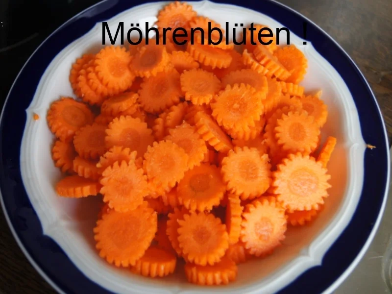 Rezept: Pazifisches Schollen-Filet mit Rosinen-Möhrenblüten Bild Nr. 2382 Pazifisches Schollen-Filet mit Rosinen-Möhrenblüten - Rezept - Bild Nr. 2382