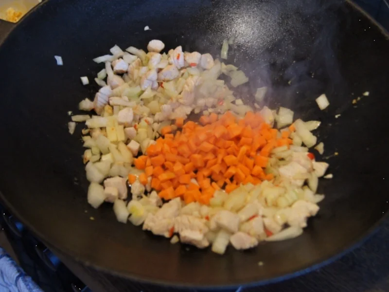 Nasi Goreng mit Curry-Blumenkohl-Reis - Rezept - Bild Nr. 2387