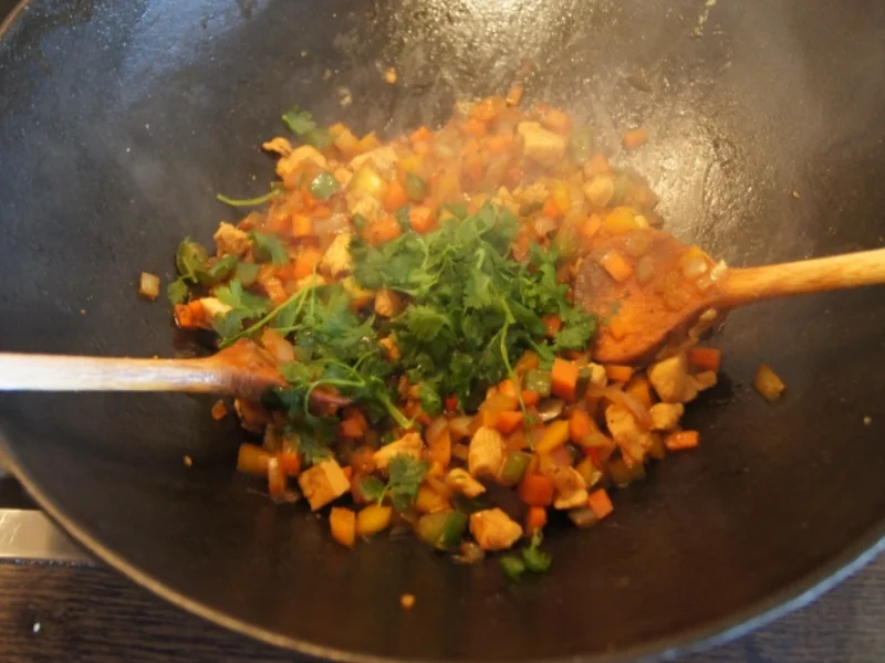 Nasi Goreng mit Curry-Blumenkohl-Reis - Rezept - Bild Nr. 2390