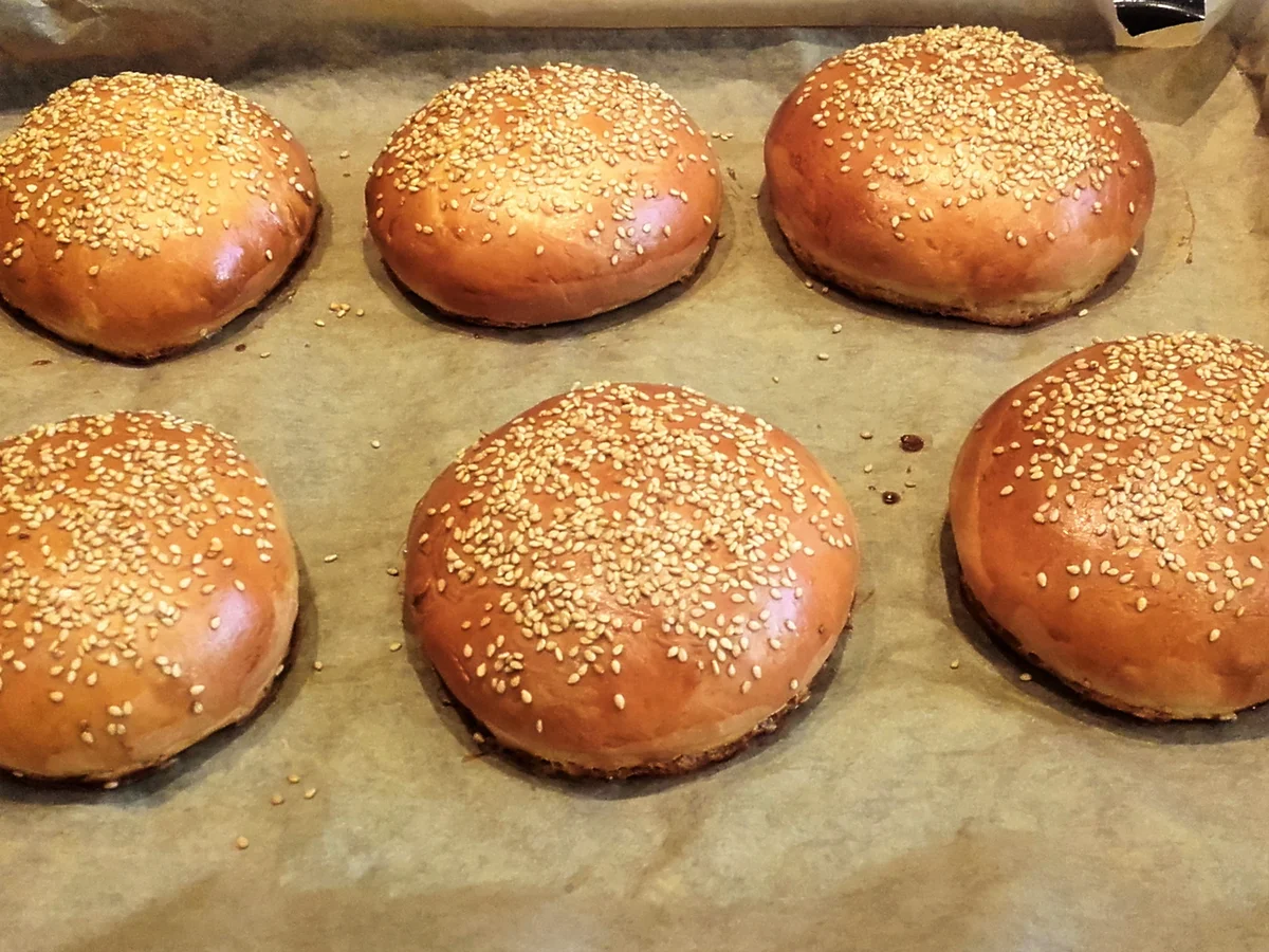 Burger Brötchen - Burger Buns - Rezept - Bild Nr. 2385