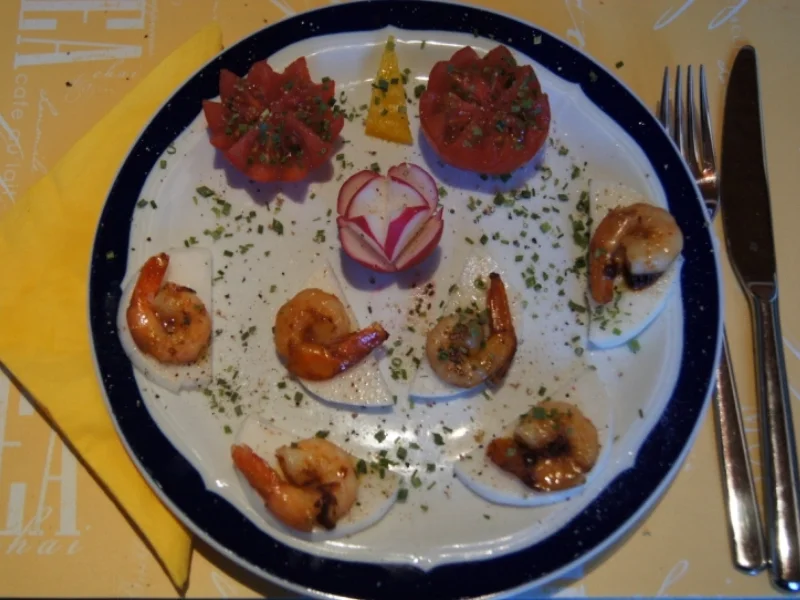 Crevetten Frühlingsteller - Rezept - Bild Nr. 2380