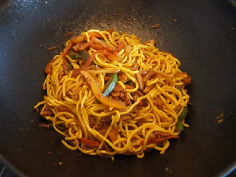 Rezept: Asia Nudelwok Bild Nr. 2383 Asia Nudelwok - Rezept - Bild Nr. 2383