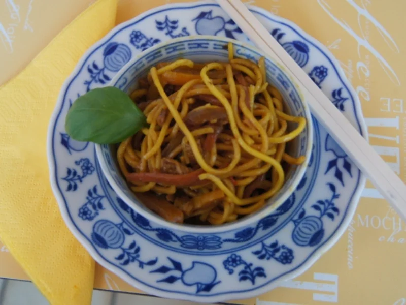 Rezept: Asia Nudelwok Bild Nr. 2385 Asia Nudelwok - Rezept - Bild Nr. 2385