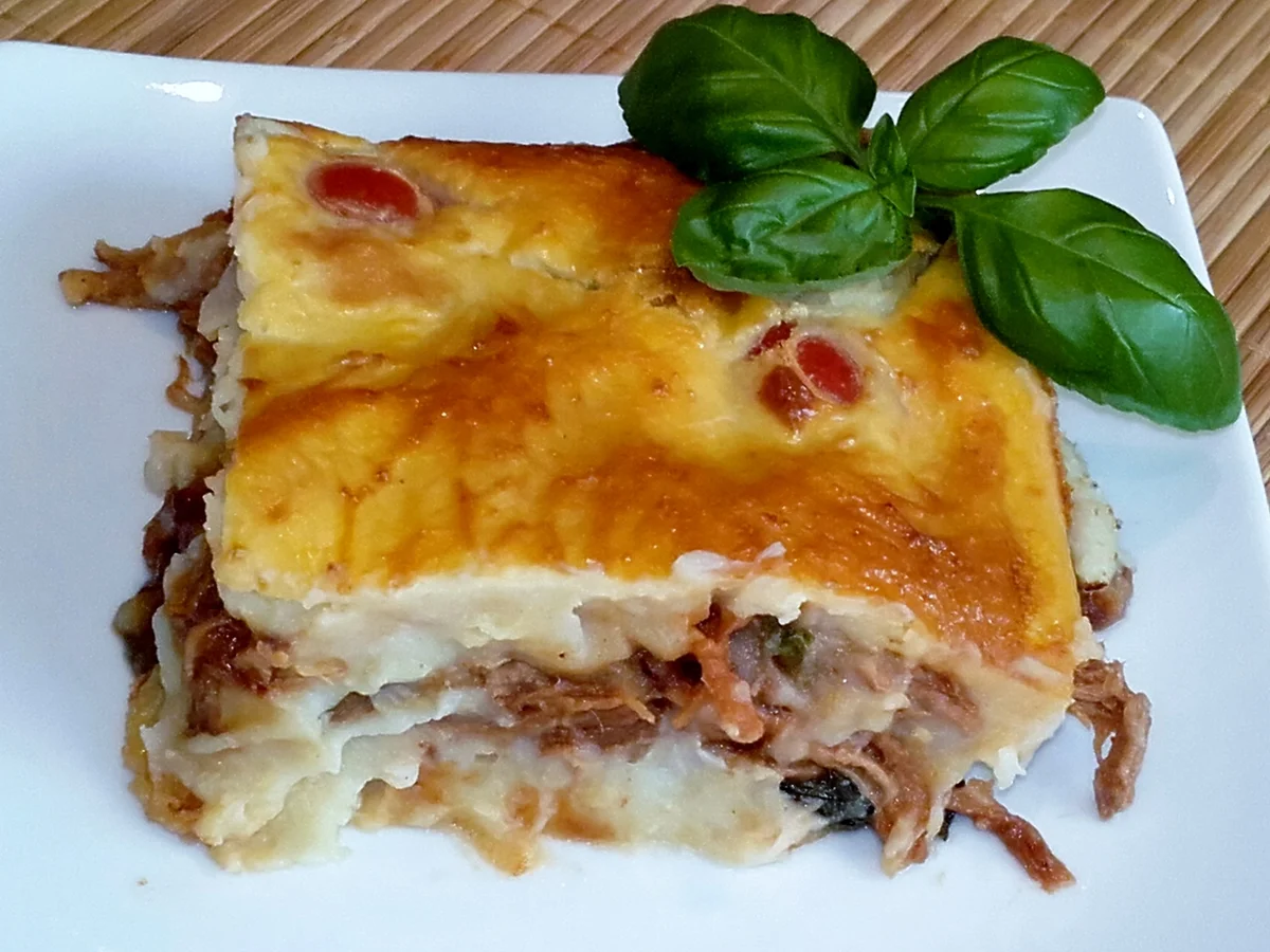Pulled Pork - Kartoffelbrei - Pie - Rezept - Bild Nr. 2384
