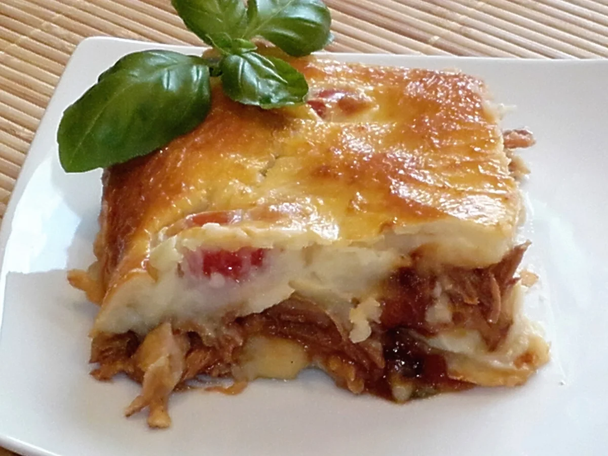 Pulled Pork - Kartoffelbrei - Pie - Rezept - Bild Nr. 2391