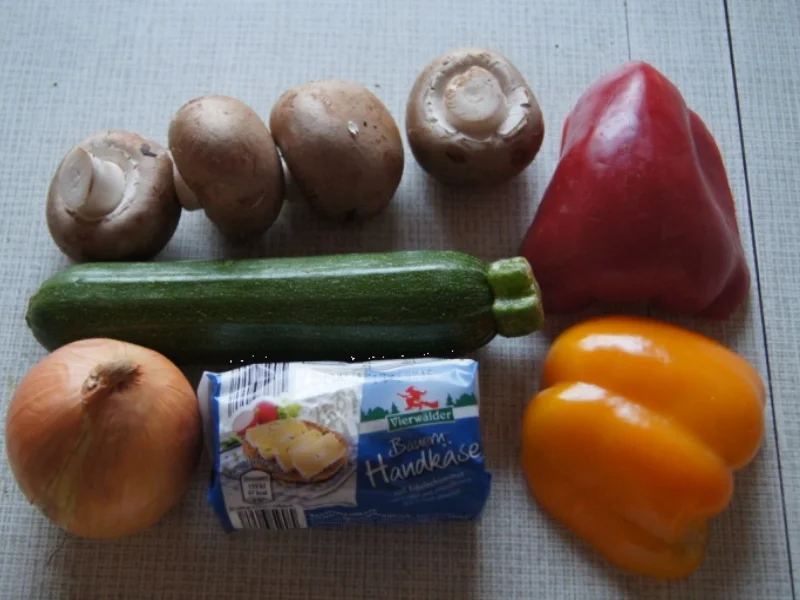 Rezept: Vegetarisches Schaschlik Bild Nr. 2384 Vegetarisches Schaschlik - Rezept - Bild Nr. 2384