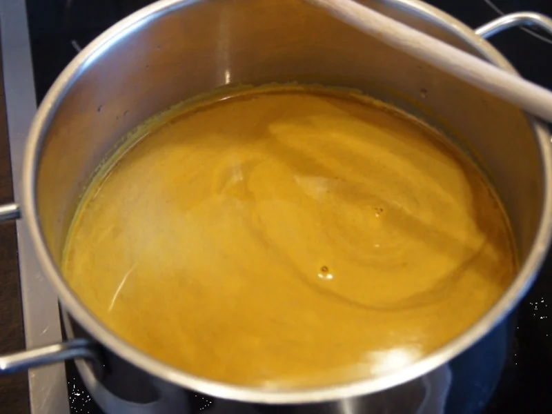 Minutensteak mit gelben Romanesco-Reis und braunen Champignons - Rezept - Bild Nr. 2389