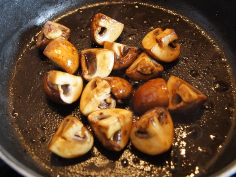 Minutensteak mit gelben Romanesco-Reis und braunen Champignons - Rezept - Bild Nr. 2394