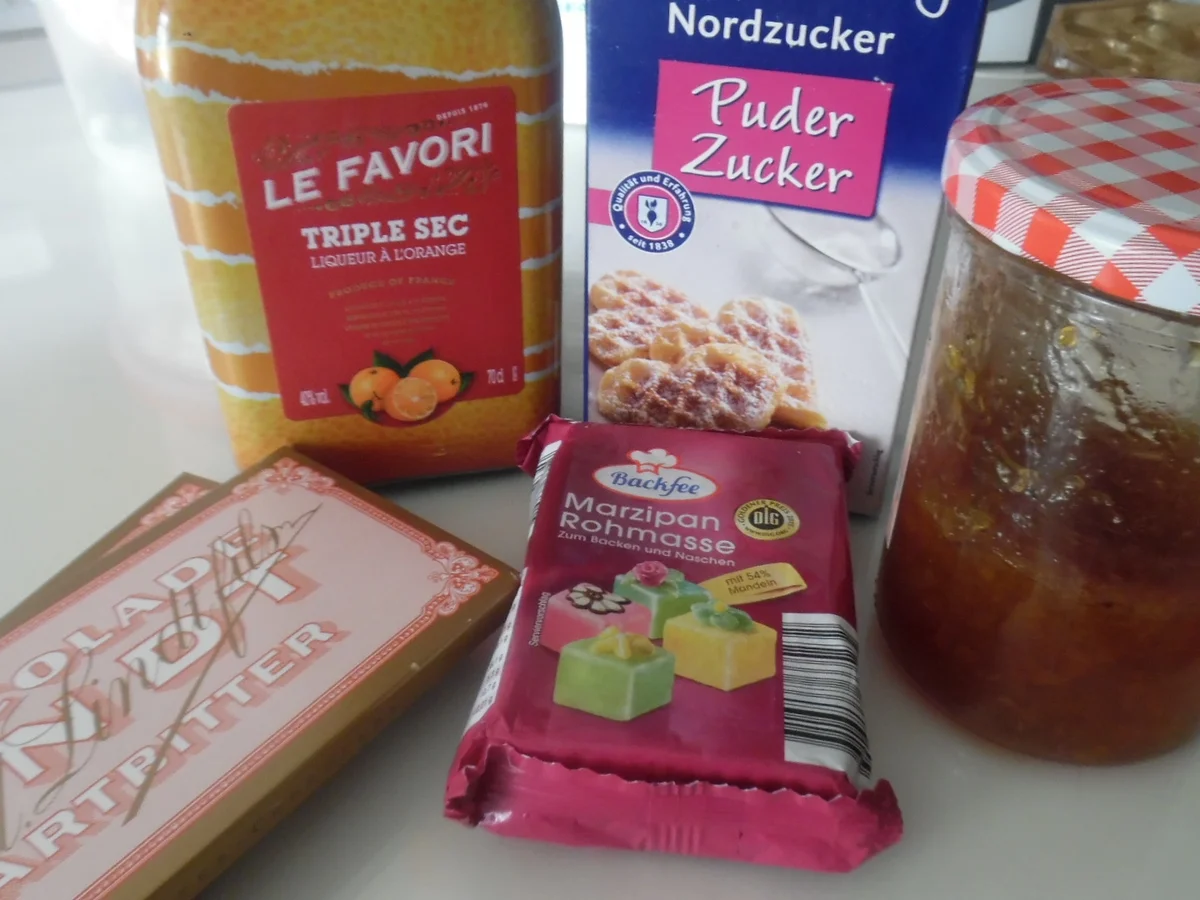 Orangen-Marzipan-Eier - Rezept - Bild Nr. 2387