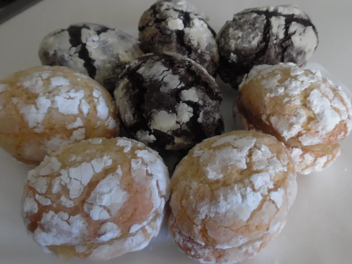 "Crinkle-Cookies" in Ostereier-Optik und gefüllt - Rezept - Bild Nr. 2388