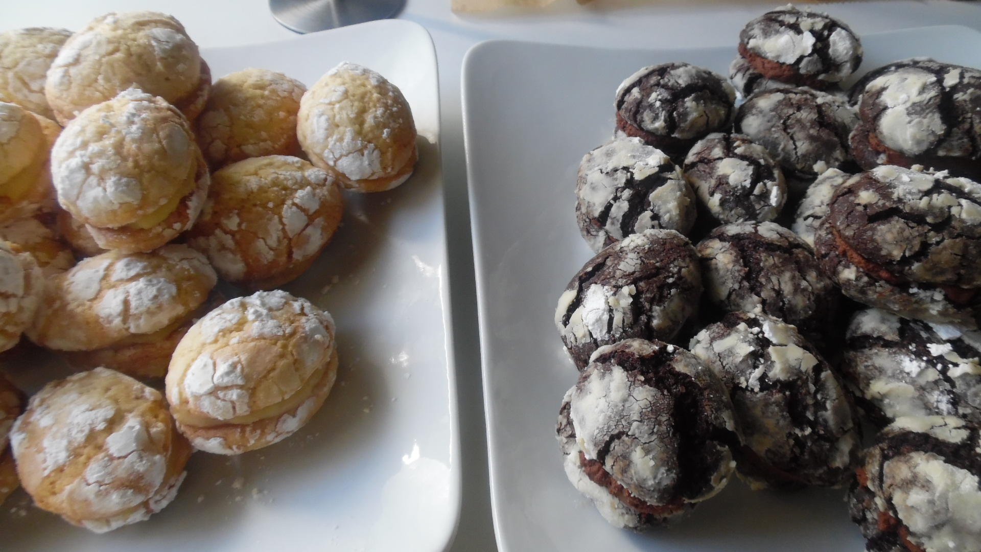 Bilder für Crinkle-Cookies in Ostereier-Optik und gefüllt - Rezept