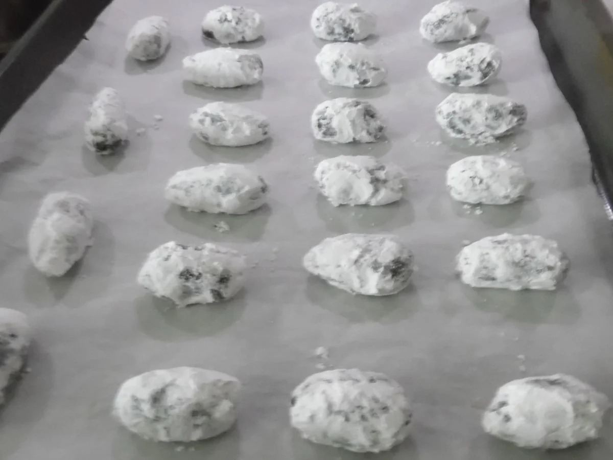 "Crinkle-Cookies" in Ostereier-Optik und gefüllt - Rezept - Bild Nr. 2393