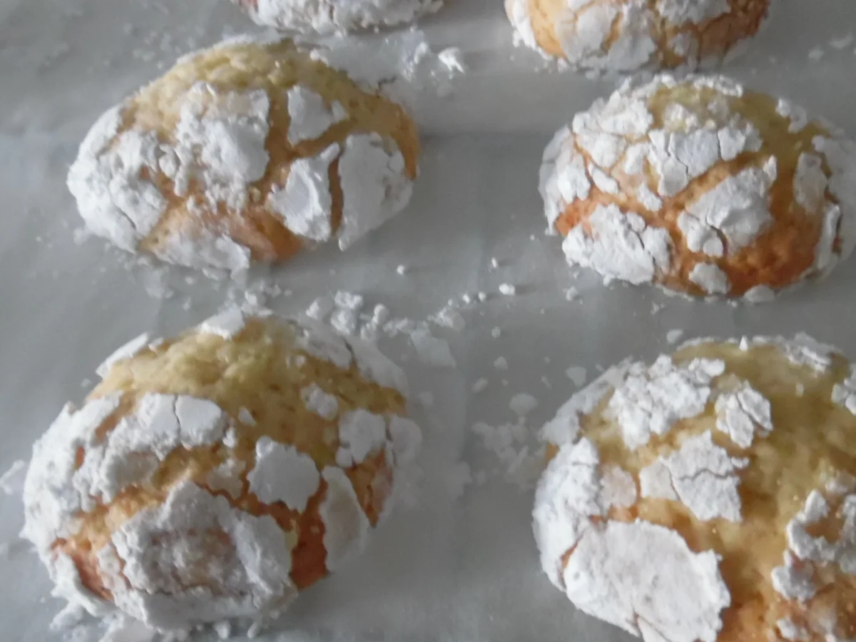 "Crinkle-Cookies" in Ostereier-Optik und gefüllt - Rezept - Bild Nr. 2399