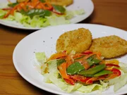 Gemüsesalat auf Eisbergsalat - Rezept - Bild Nr. 2