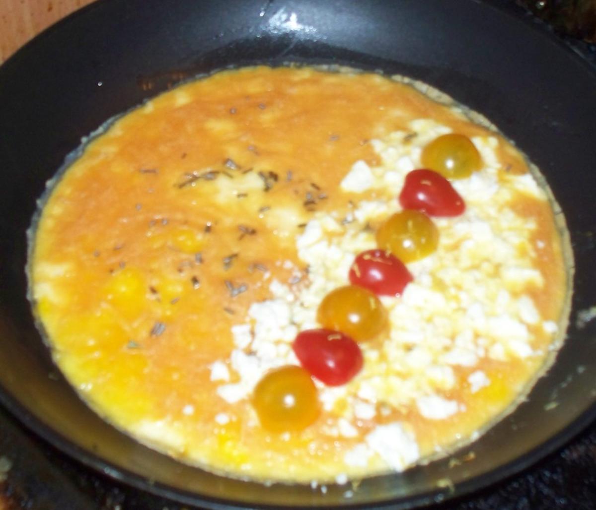 Omelette mit Schafskäse - Rezept - Bild Nr. 5