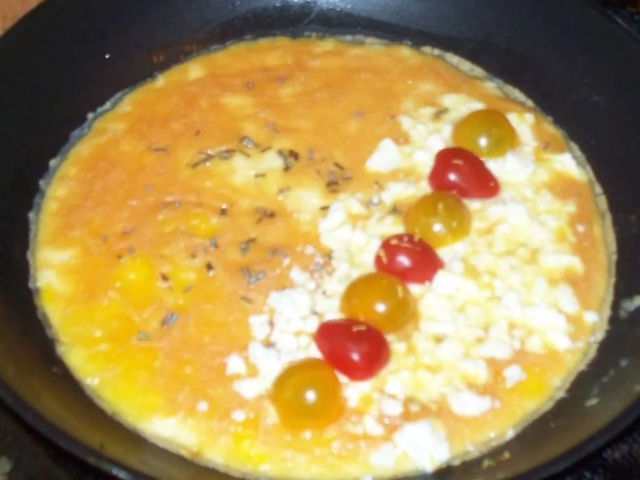 Rezept: Omelette mit Schafskäse Bild Nr. 5 Omelette mit Schafskäse - Rezept - Bild Nr. 5