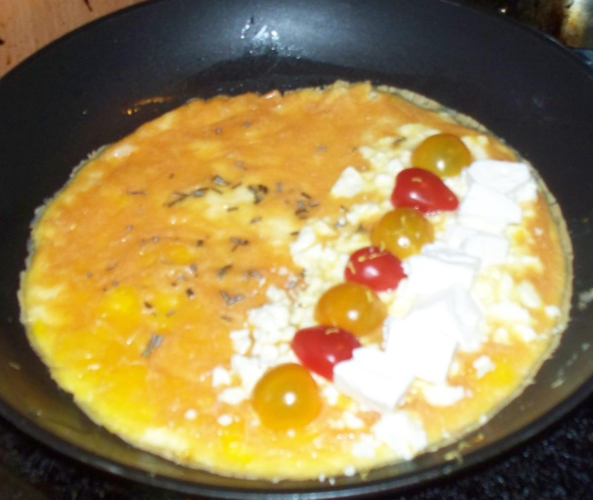 Omelette mit Schafskäse - Rezept - Bild Nr. 6