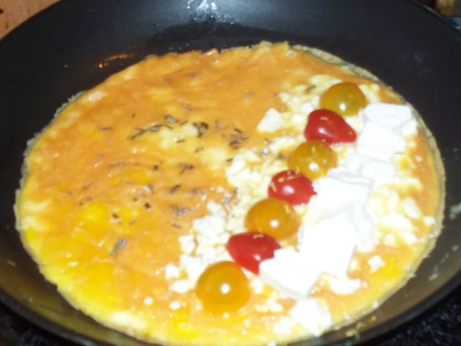 Rezept: Omelette mit Schafskäse Bild Nr. 6 Omelette mit Schafskäse - Rezept - Bild Nr. 6