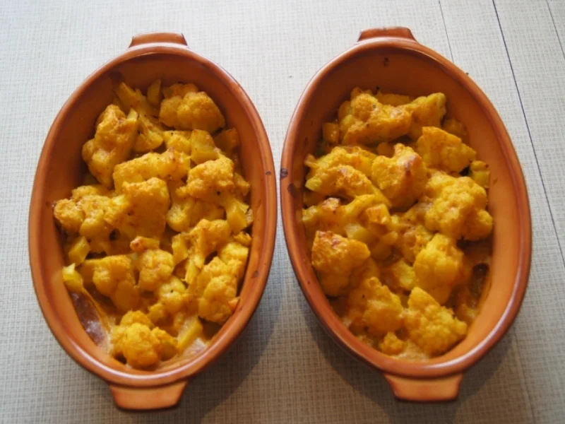 Rezept: Curry Blumenkohlauflauf Bild Nr. 2412 Curry Blumenkohlauflauf - Rezept - Bild Nr. 2412