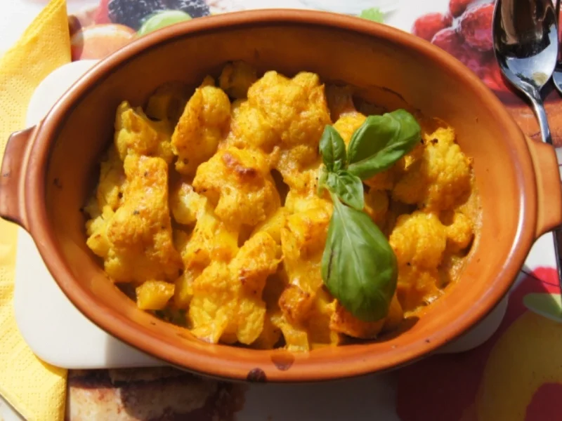 Rezept: Curry Blumenkohlauflauf Bild Nr. 2413 Curry Blumenkohlauflauf - Rezept - Bild Nr. 2413