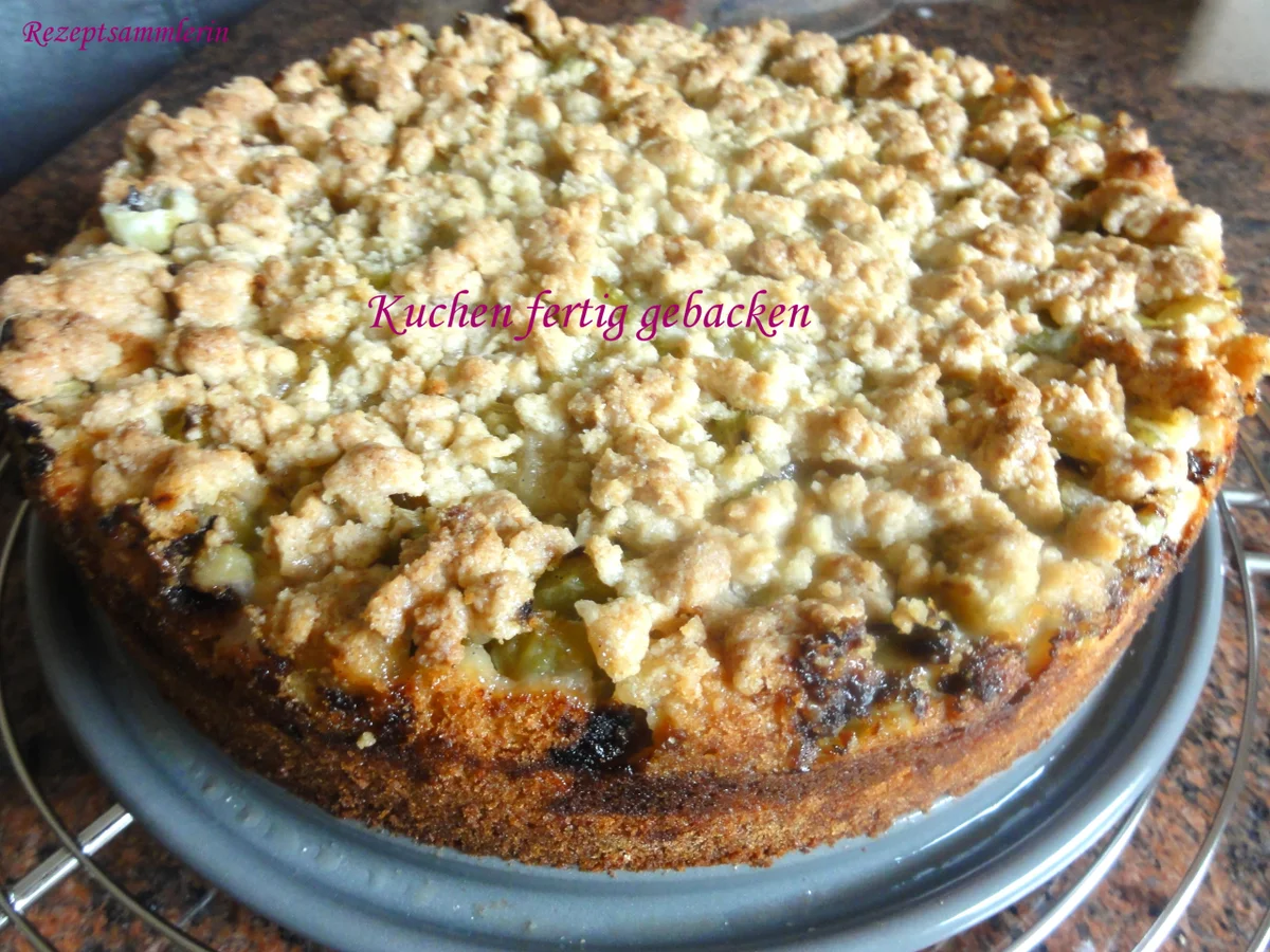 Rhabarber - Streuselkuchen - Rezept - Bild Nr. 8