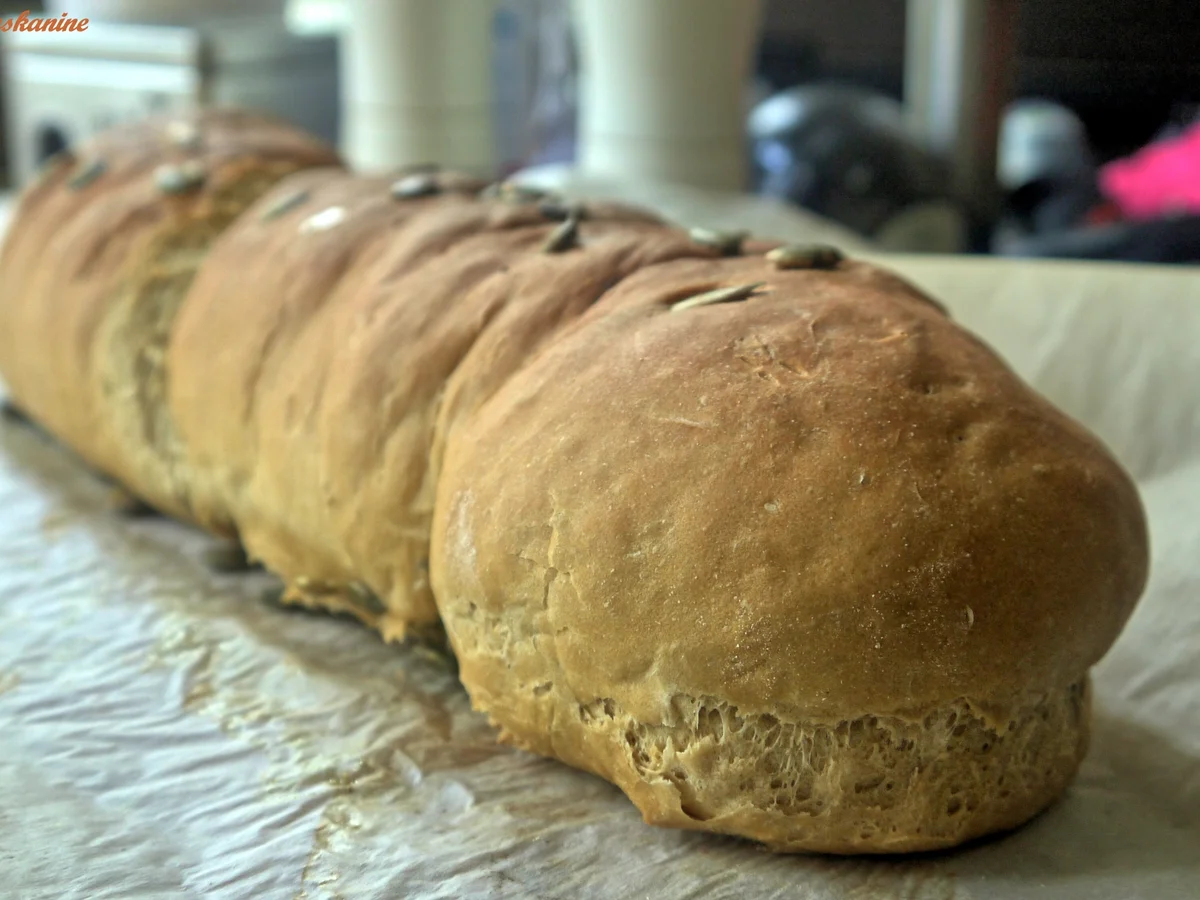 Kürbiskern-Bärlauch-Baguette - Rezept - Bild Nr. 2420