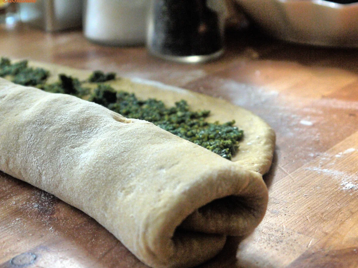 Kürbiskern-Bärlauch-Baguette - Rezept - Bild Nr. 2429