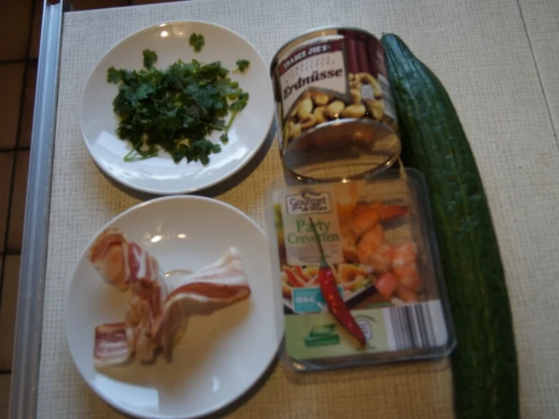 Thailändischer Gurkensalat mit Garnelen - Rezept - Bild Nr. 2432