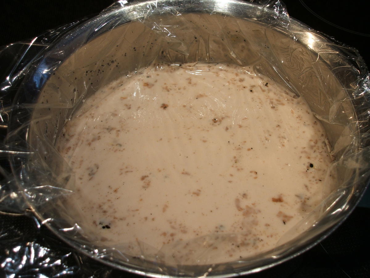 Dessert: Holunder-Sahne-Mousse auf Kompott aus gelben Pflaumen - Rezept - Bild Nr. 2437