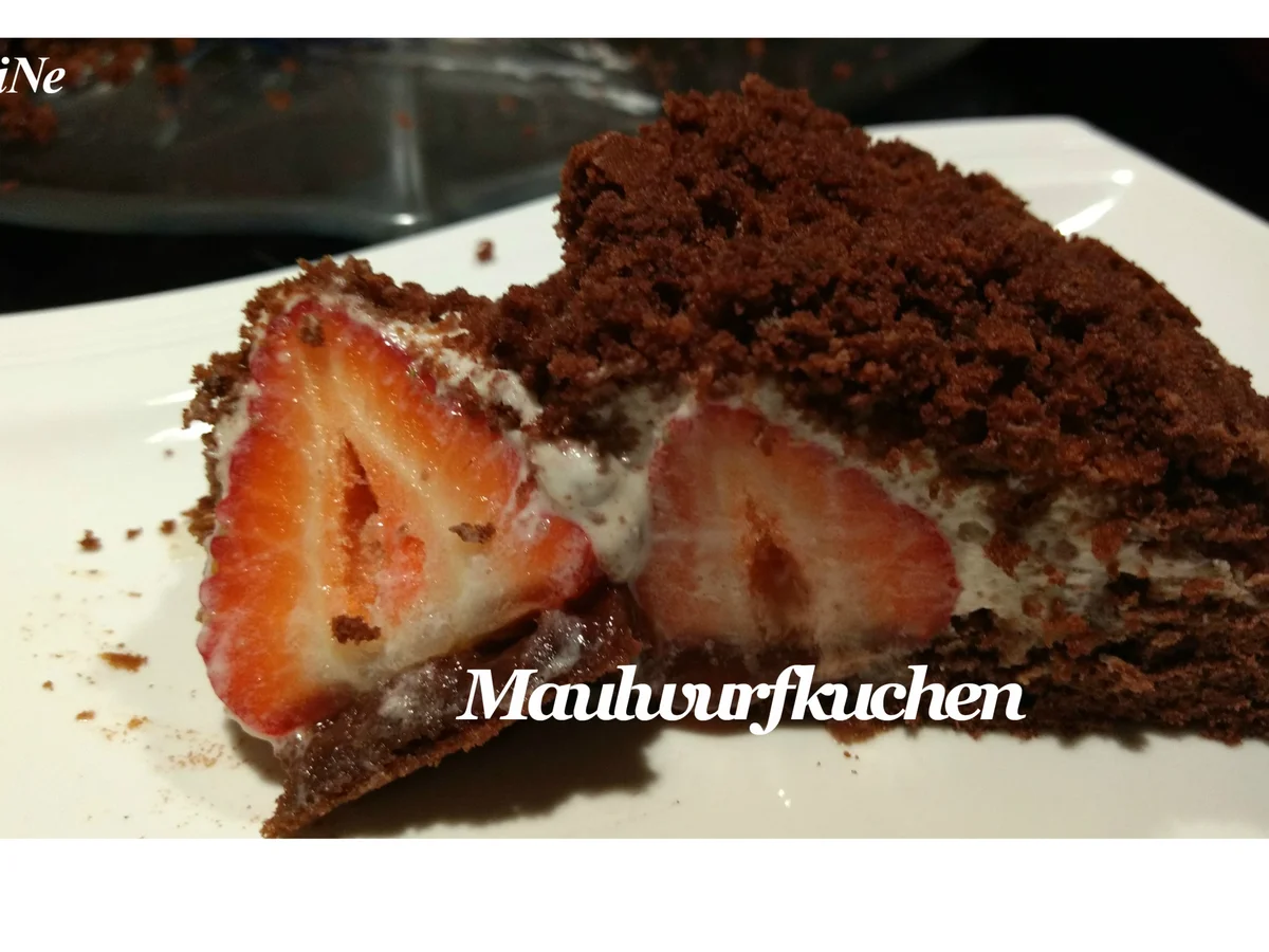 Rezept: BiNe` S MAULWURFKUCHEN MIT ERDBEEREN Bild Nr. 2437 BiNe` S MAULWURFKUCHEN MIT ERDBEEREN - Rezept - Bild Nr. 2437