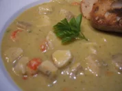 Suppen: Gemüsecreme mit Forelle und Flusskrebs - Rezept - Bild Nr. 2453