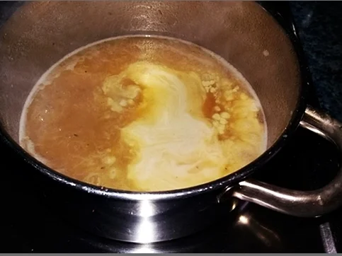 Rezept: „Marienkäfer“ auf Kartoffeltürmchen und Violett-Eiern mit Kapernsauce Bild Nr. 2452 „Marienkäfer“ auf Kartoffeltürmchen und Violett-Eiern mit Kapernsauce - Rezept - Bild Nr. 2452