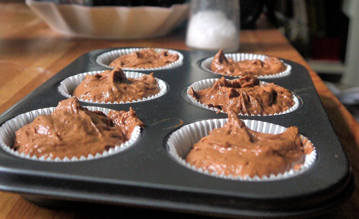 Schokoladen-Erdnussbutter-Cupcakes - Rezept - Bild Nr. 9