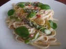 Linguine mit gebratenem grünen Spargel - Rezept - Bild Nr. 2449