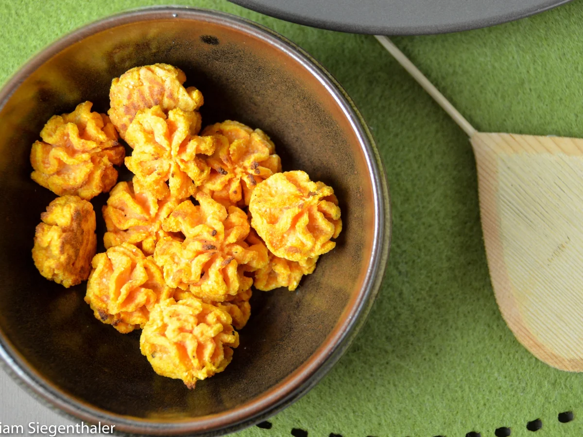 Süsskartoffel Pommes Duchesse - Rezept - Bild Nr. 2449