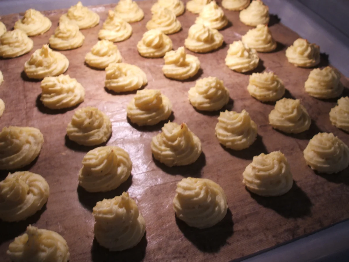 Süsskartoffel Pommes Duchesse - Rezept - Bild Nr. 2450