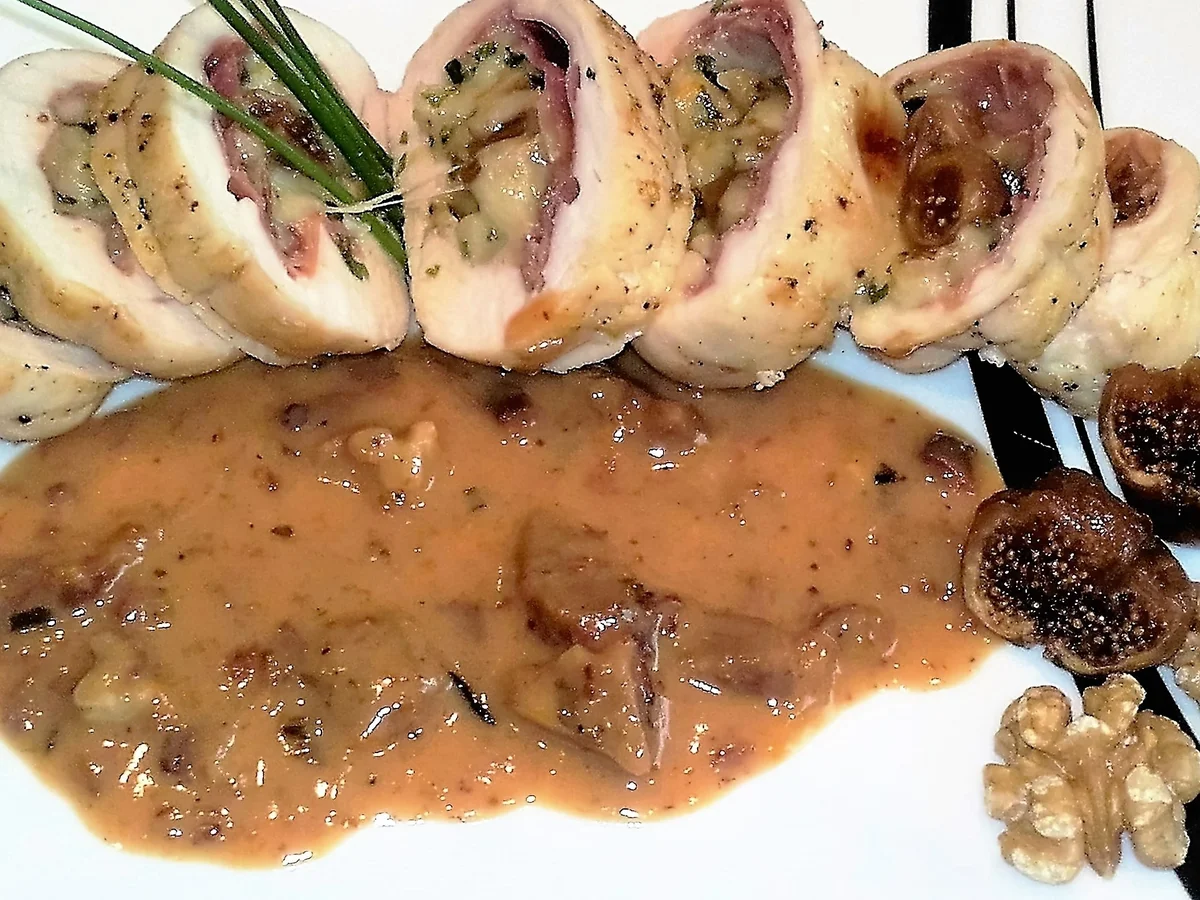 Hähnchenbrustfilet mit einer knackig-frischen Füllung - Rezept - Bild Nr. 2458